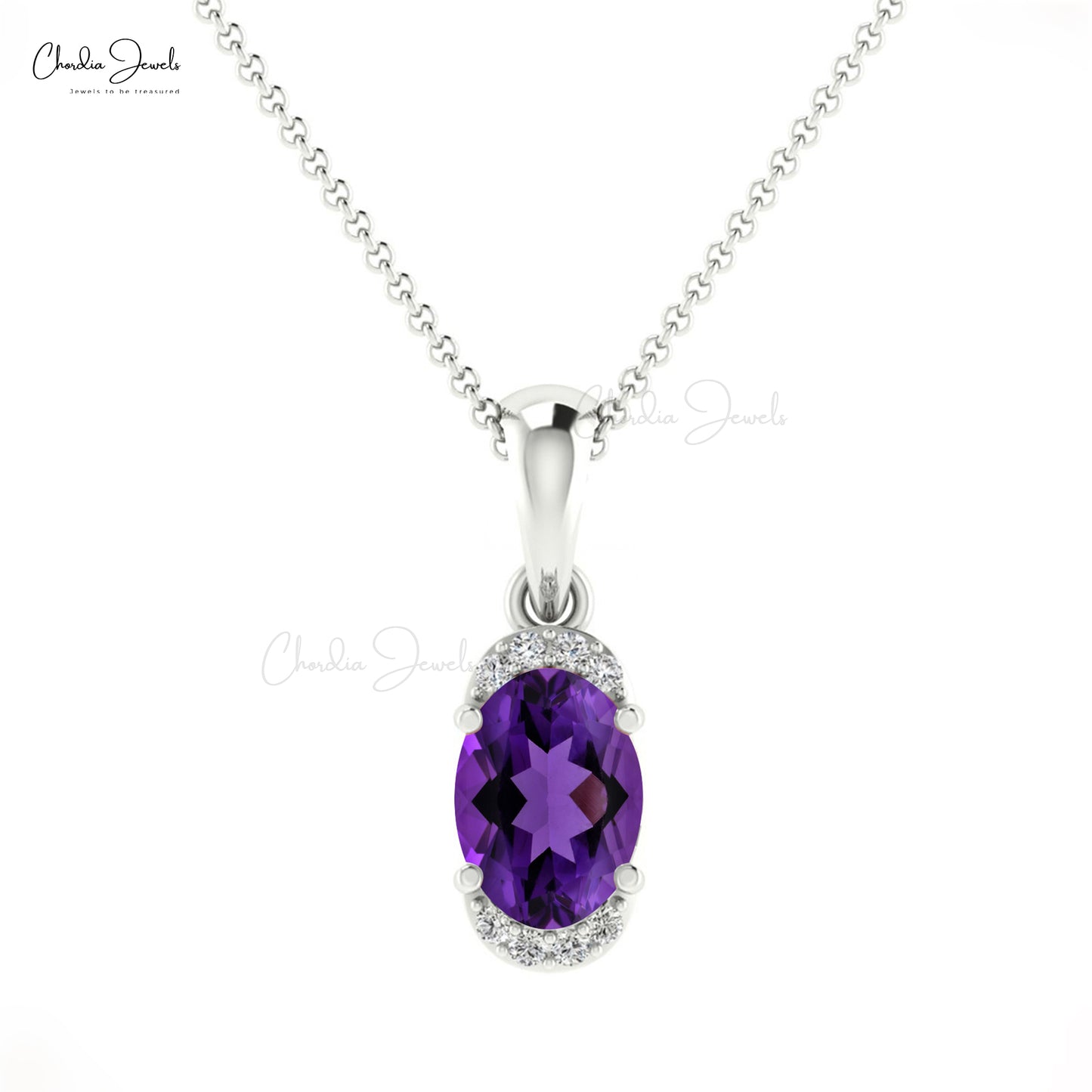 Natural Amethyst Pendant