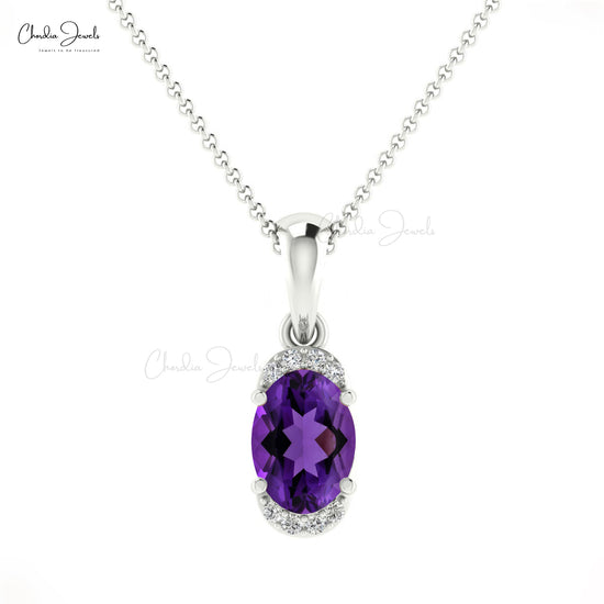 Natural Amethyst Pendant