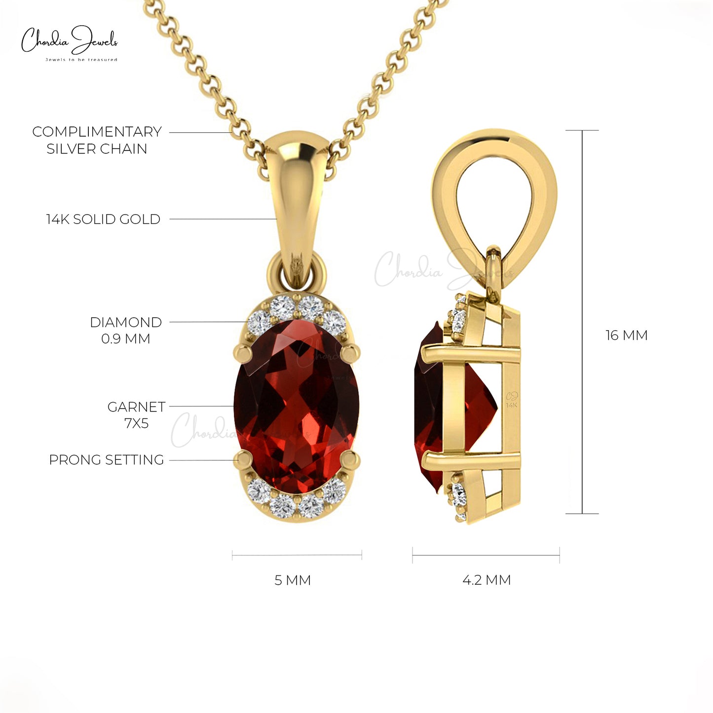 14k Gold Pendant
