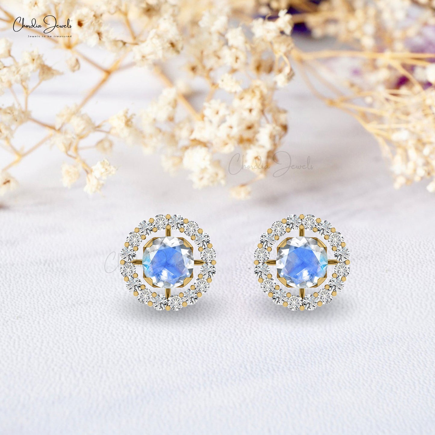 Cute Female White Crystal Stone Earrings Small Square - Temu