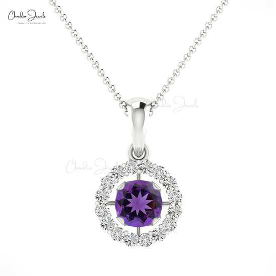 Diamond Halo Pendant