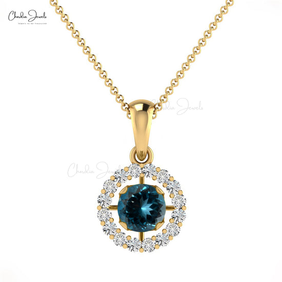 Buy London Blue Topaz Pendants