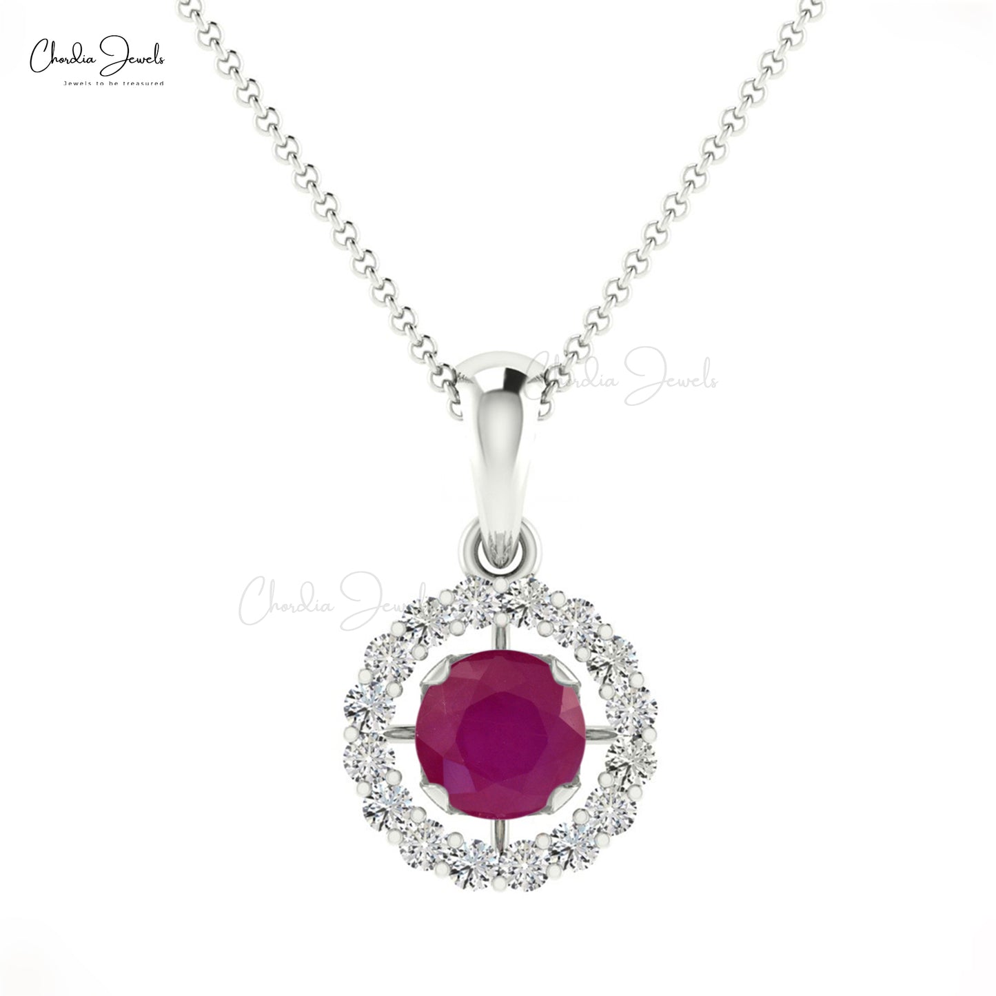 Designer Ruby Pendant