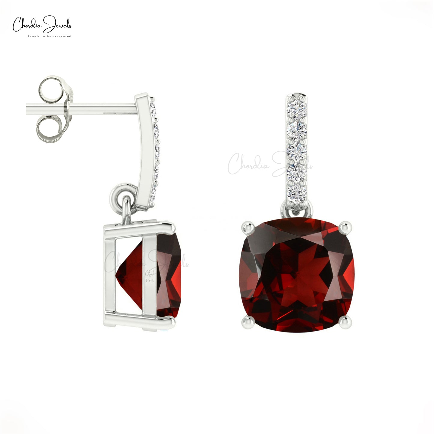 January Birthstone Earring