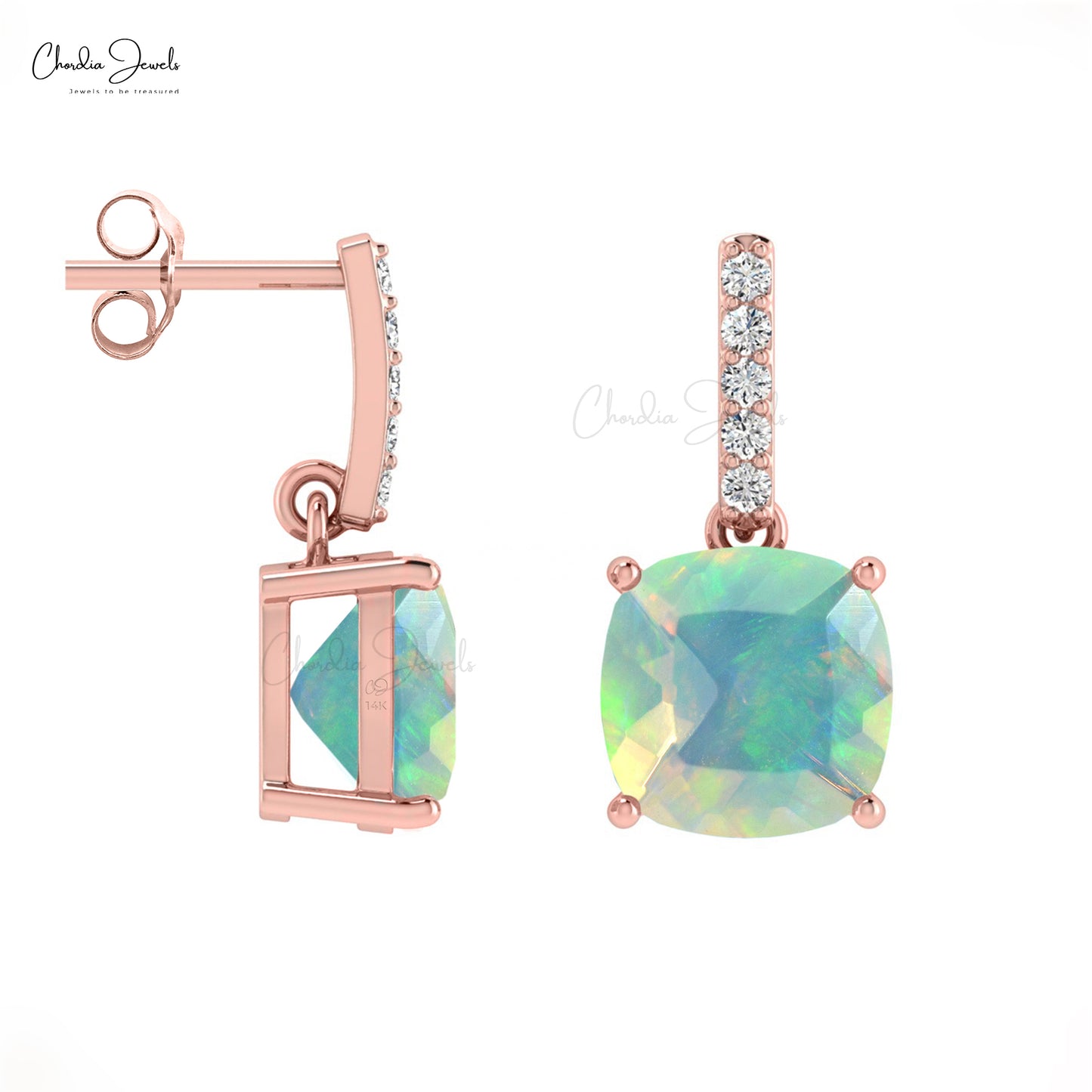 Diamond Accented Earrings