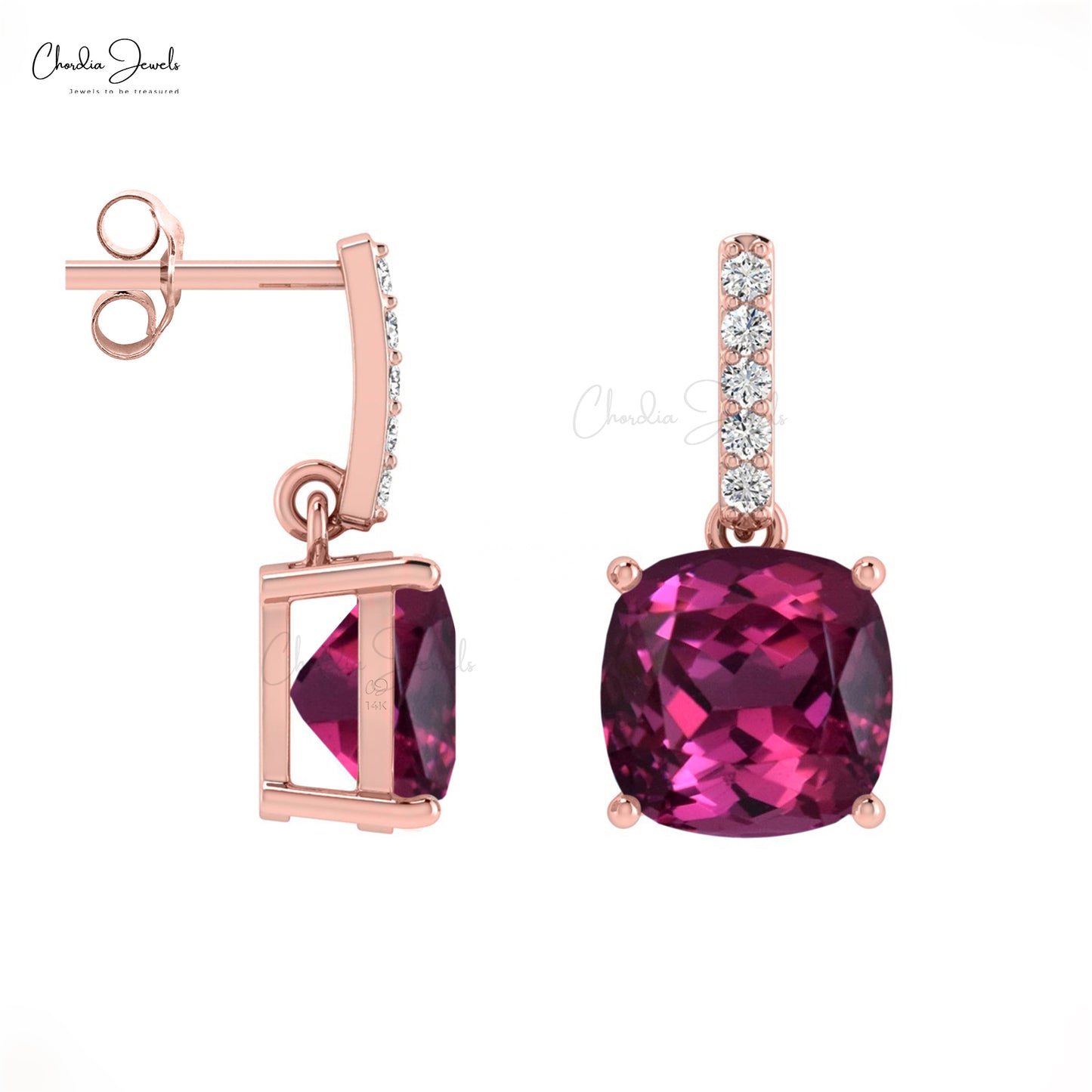 January Birthstone Earrings