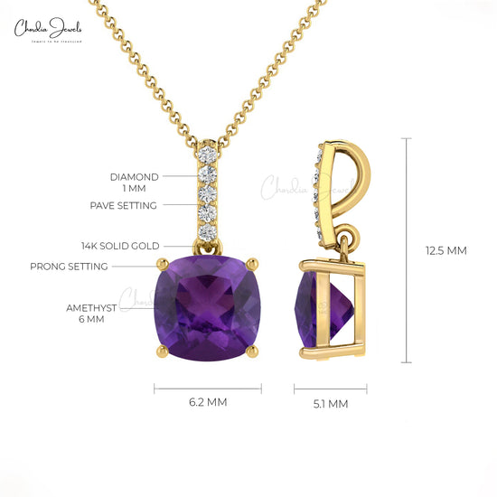 Diamond Bar Pendant