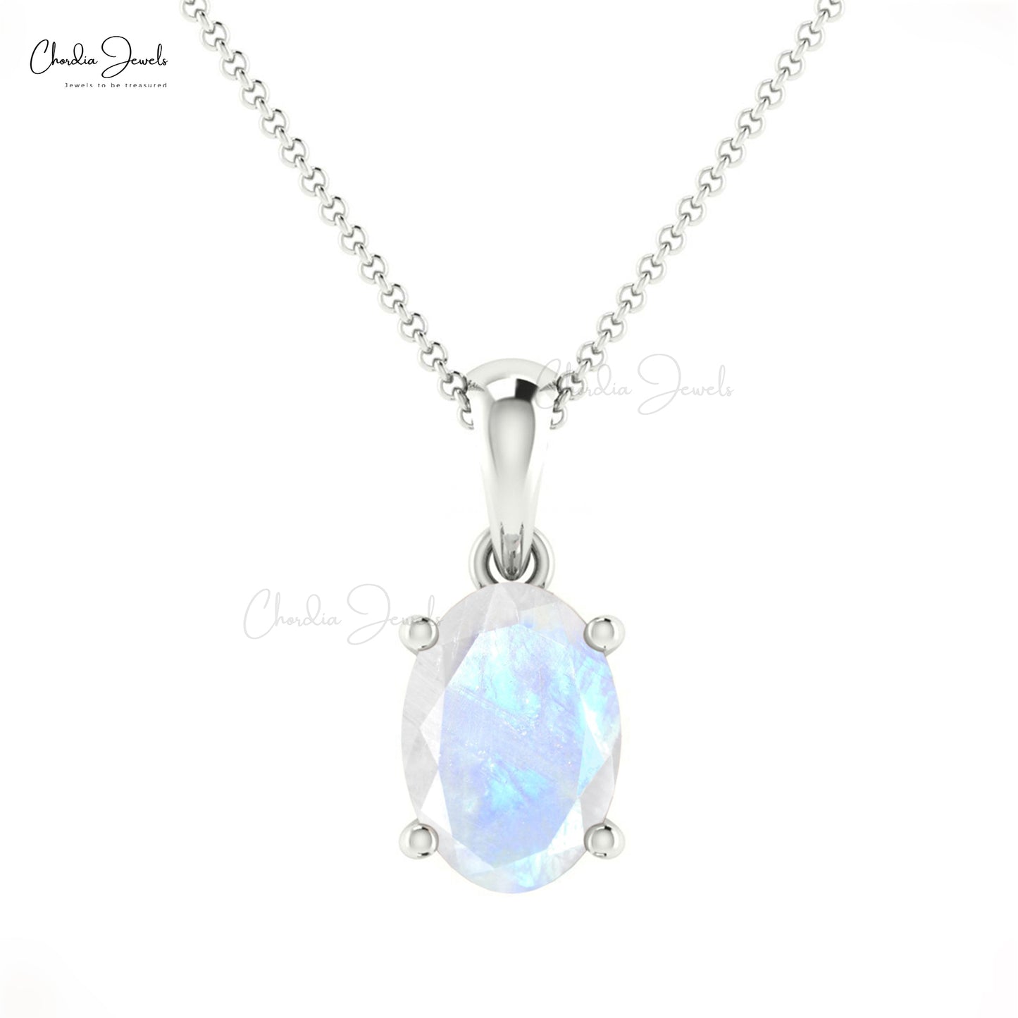 14k Gold Vermeil Semi Precious Moonstone Necklace – Carrie Elizabeth