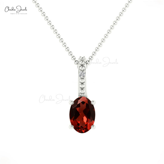 Load image into Gallery viewer, Gold Garnet Pendant 
