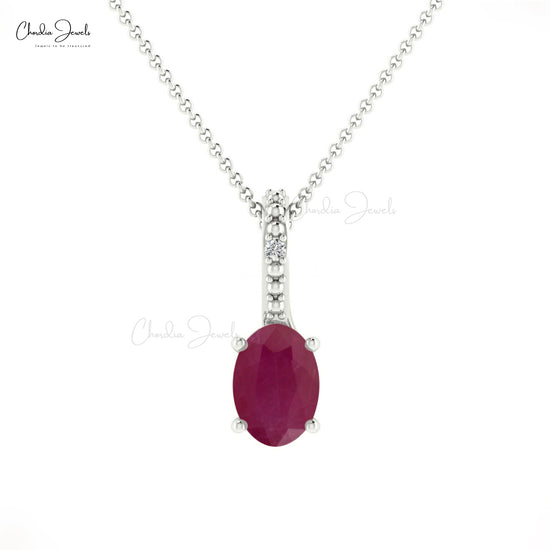 Load image into Gallery viewer, Designer Ruby Pendant
