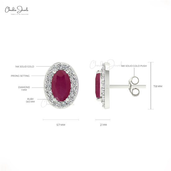 Dainty Diamond Studs