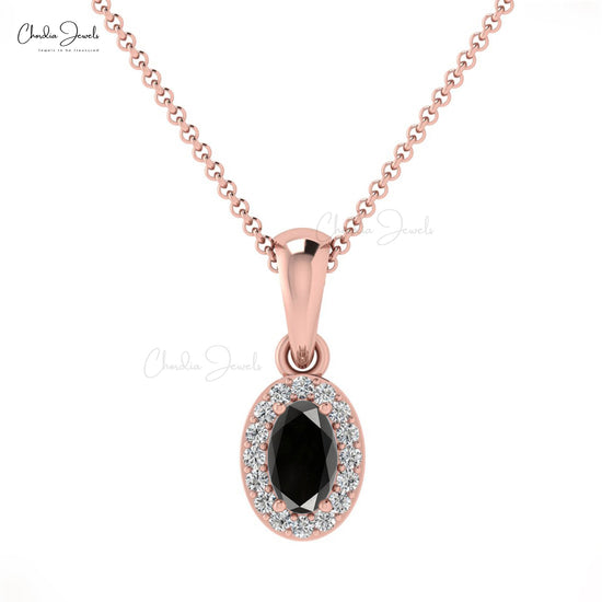 Natural Black Diamond Pendant