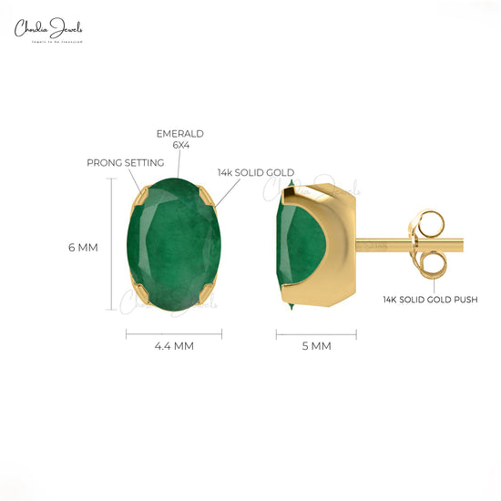 Push Back Studs Earrings For Her