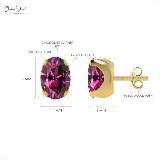 Push Back Stud Earrings
