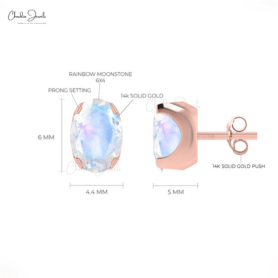 Push Back Studs Earrings