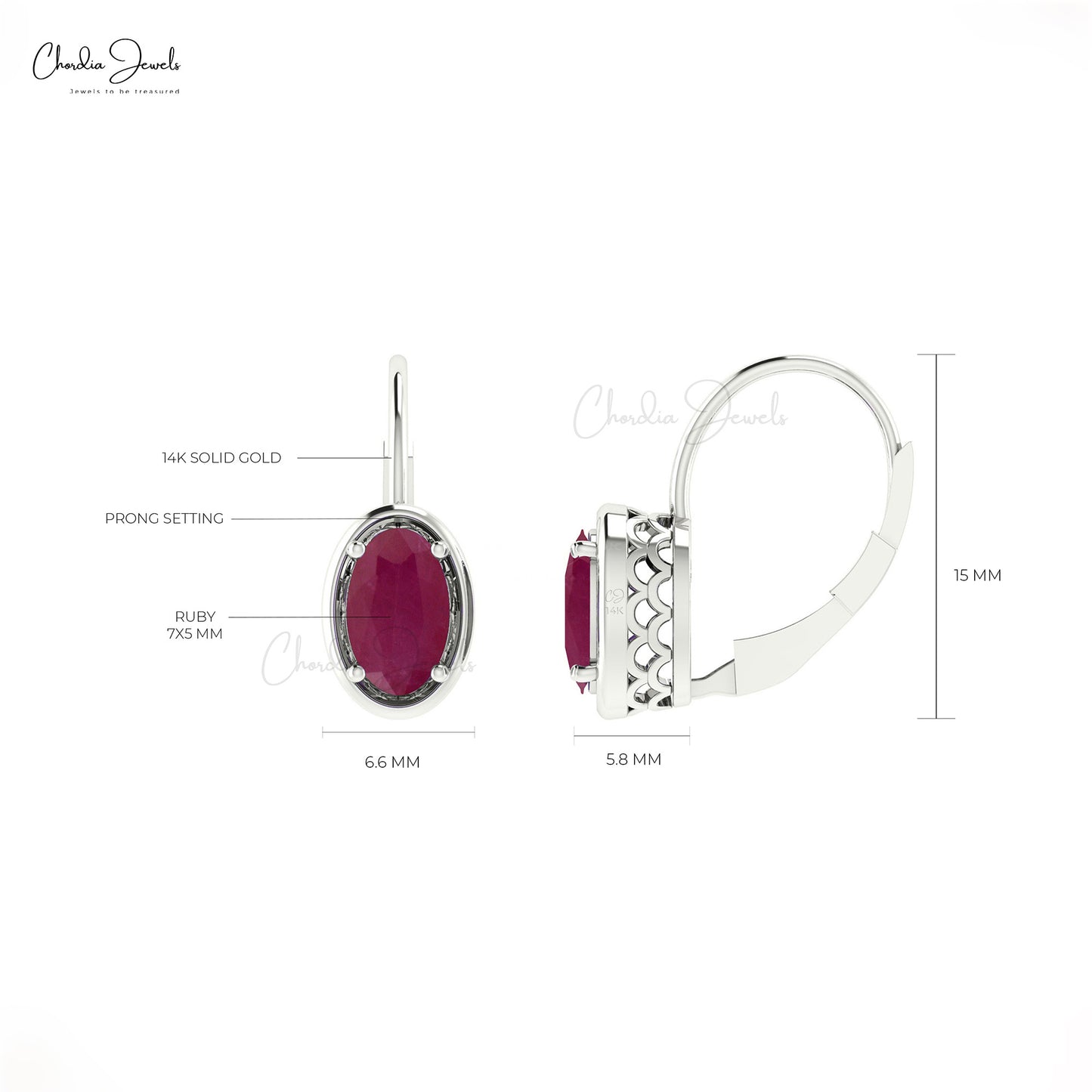 14k Gold Earrings For Her