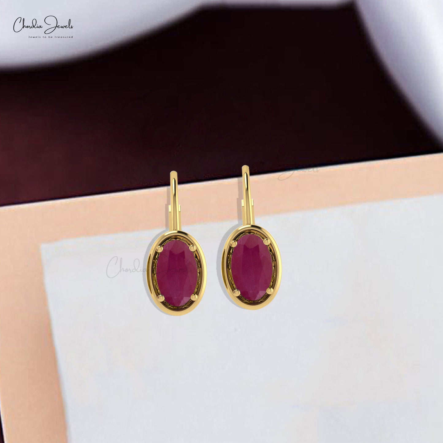Jewelry with ruby on back 2025