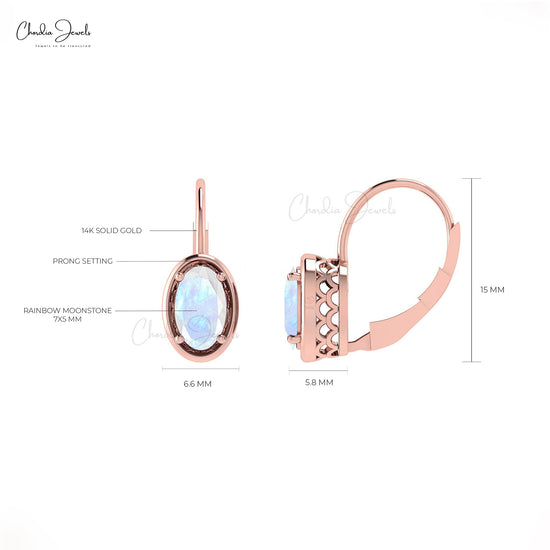 Prong Set Gemstone Earrings