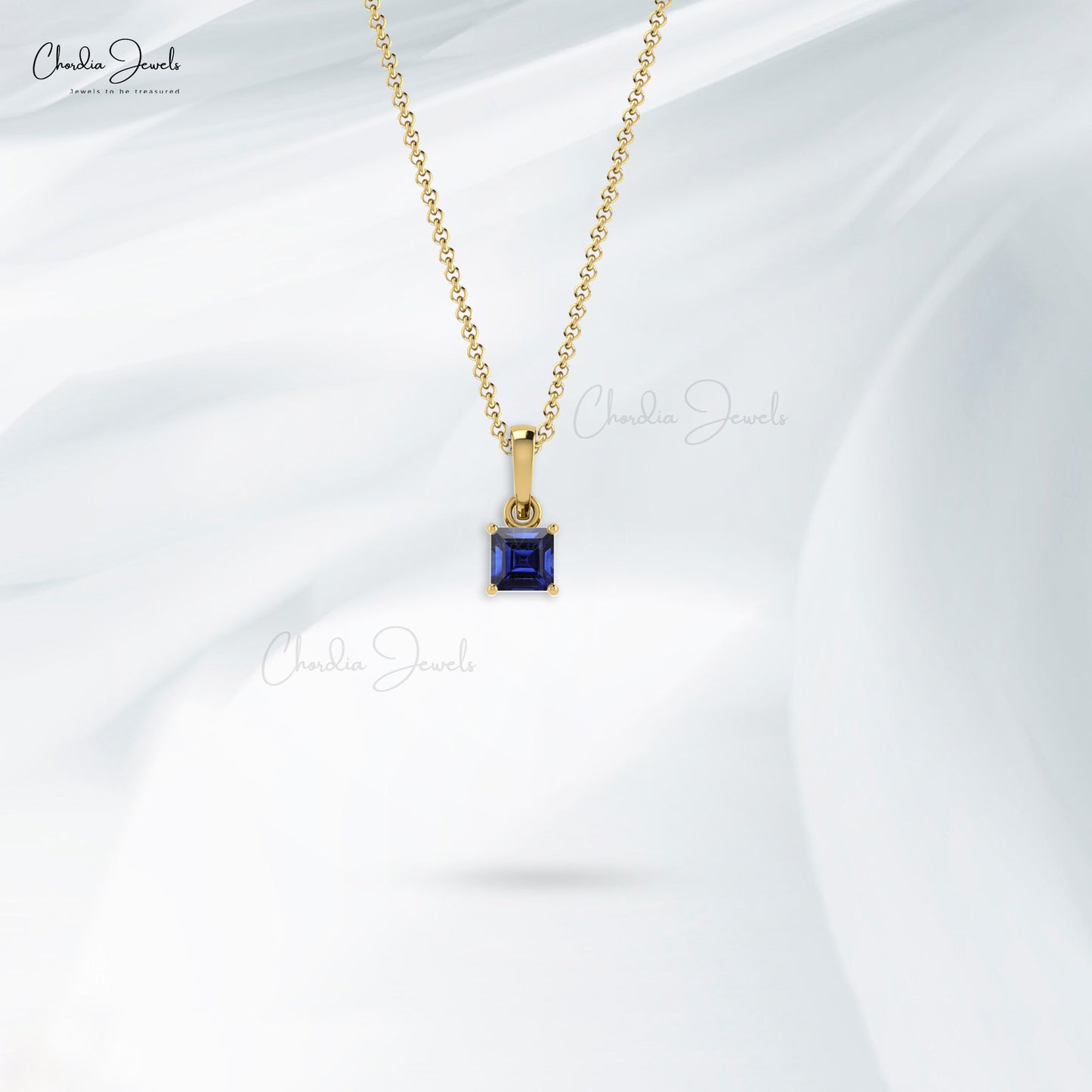 Authentic Blue Sapphire Pendant