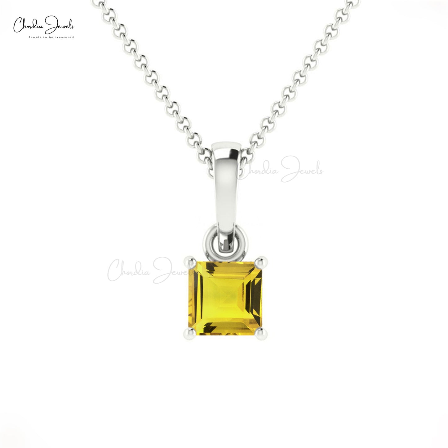 Buy Yellow Sapphire Pendant