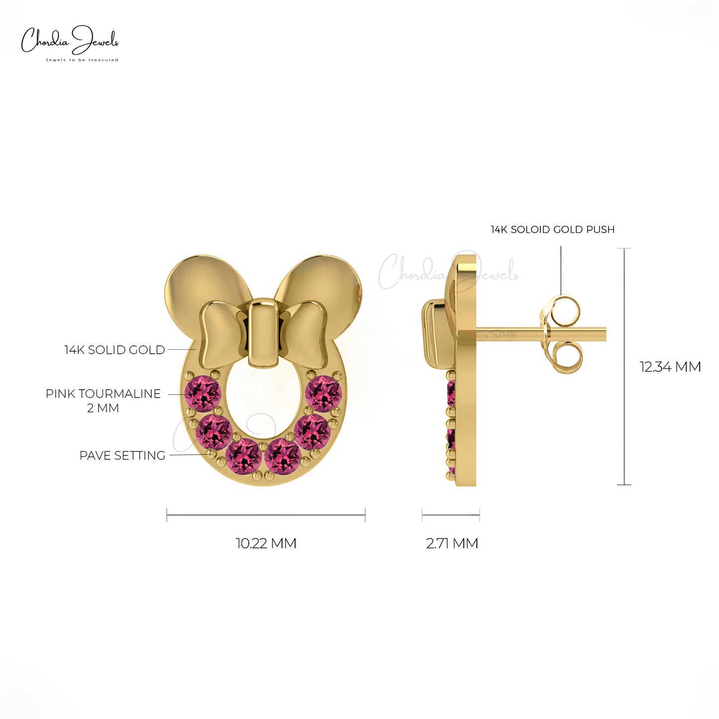 Mickey Mouse Pattern Earrings