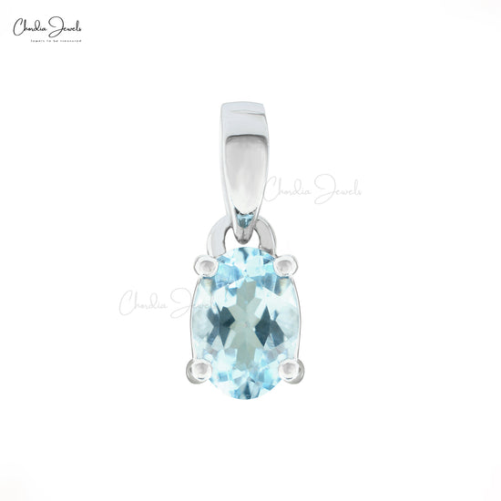 Aquamarine Gemstone Pendant