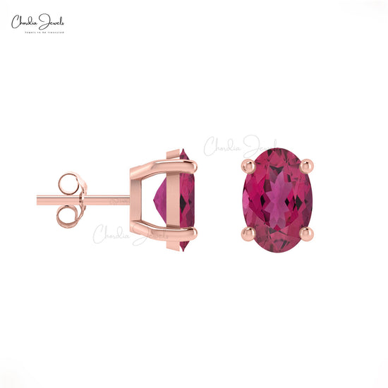 Pink Tourmaline Earrings