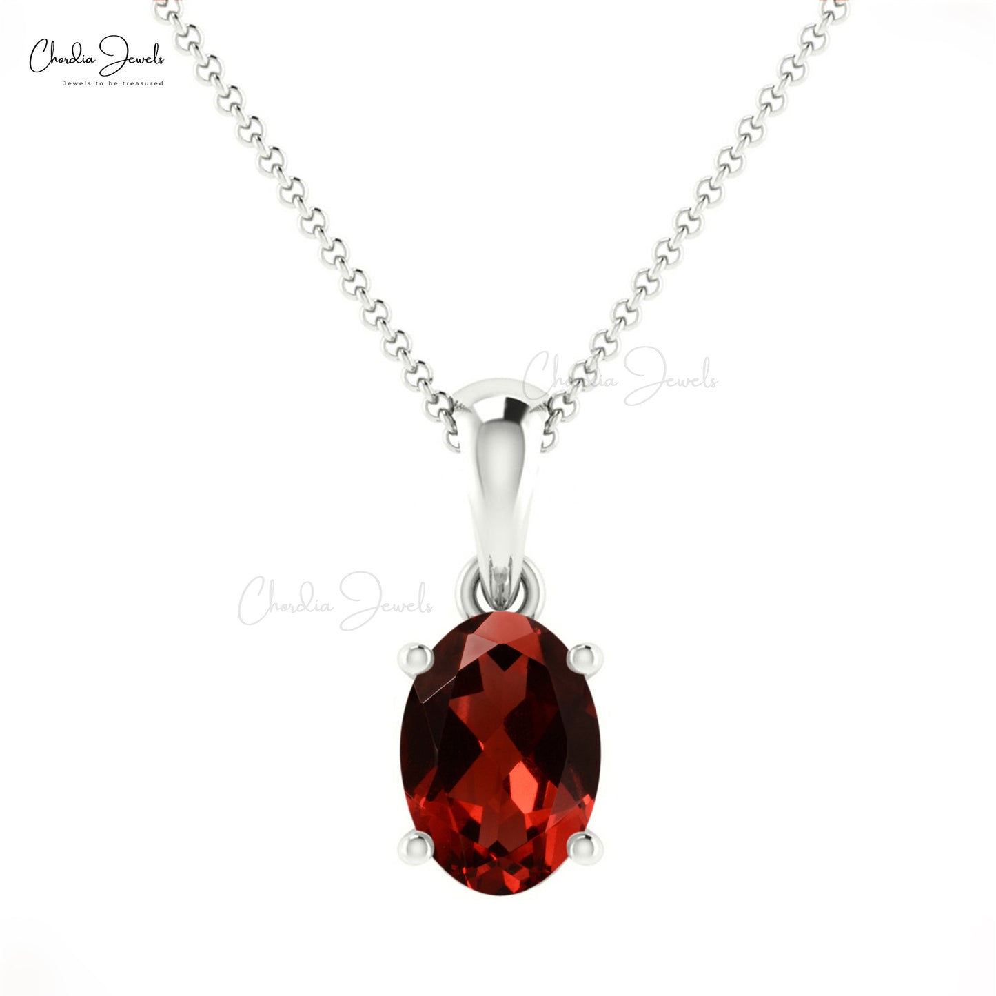 Designer Garnet Pendant