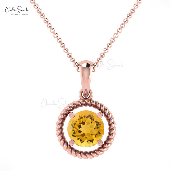 WNG Pendant Fashion Necklace Full Silver Diamond Citrine Pendant Flower Gold  Women's Necklaces Pendants - Walmart.com