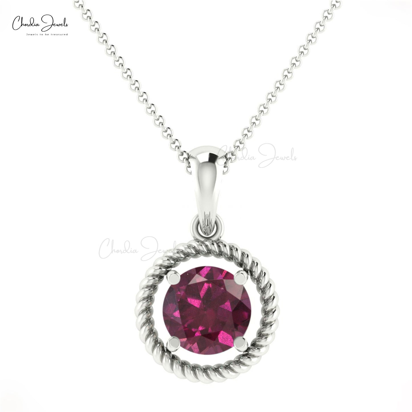 Buy Rhodolite Garnet Pendant