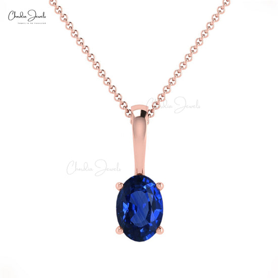 Blue Sapphire Pendant