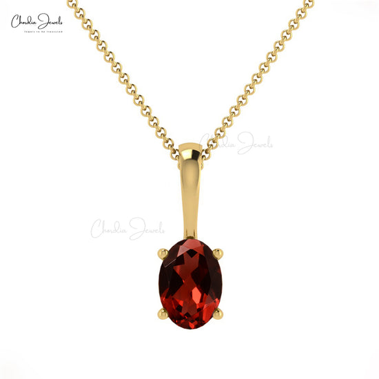 Natural Garnet Pendant