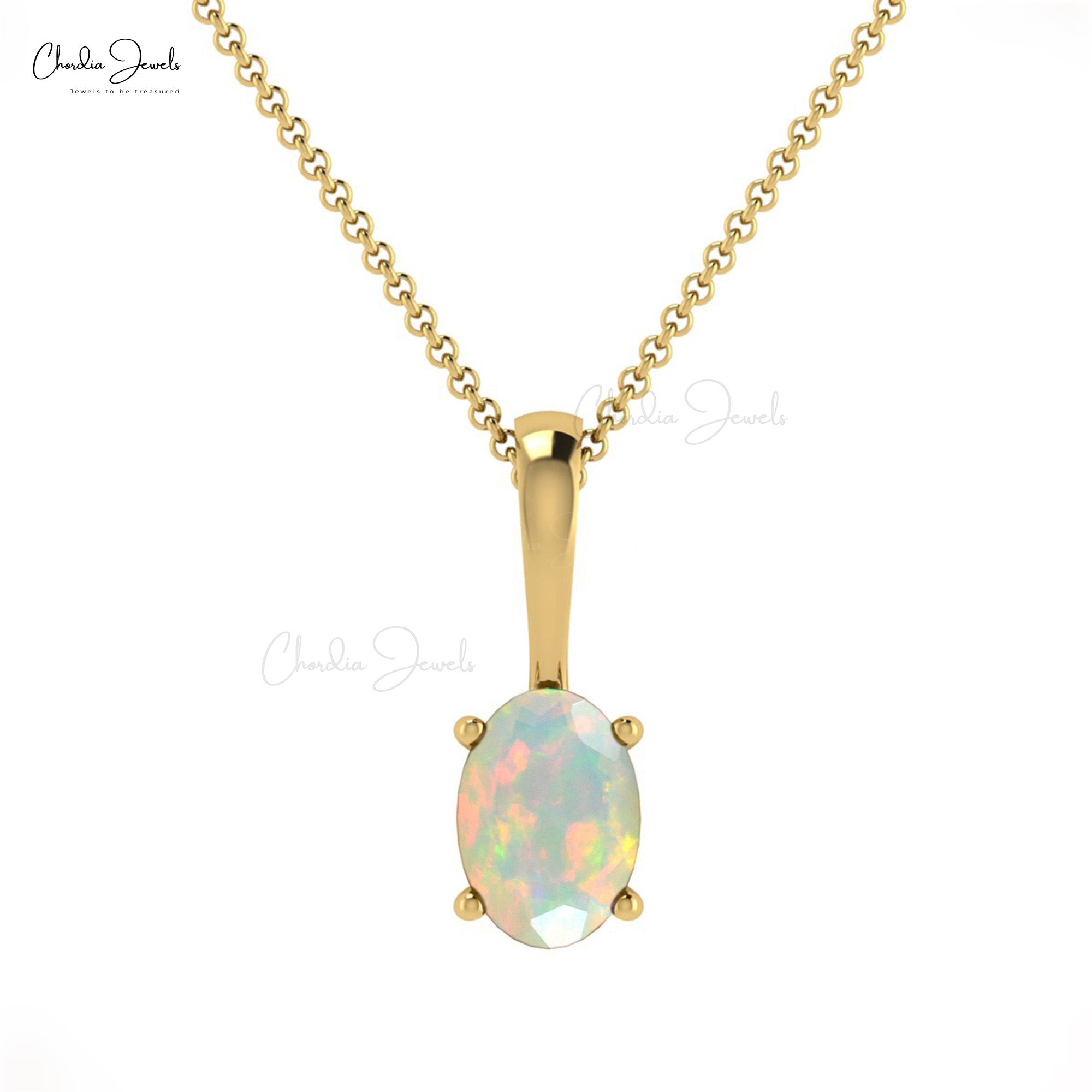 Large Opal Pendant, Genuine Opal, Large Opal Necklace, Gemstone Necklace,  Rainbow Opal, White Opal, Opal Jewelry, Statement Necklace, Bihls - Etsy