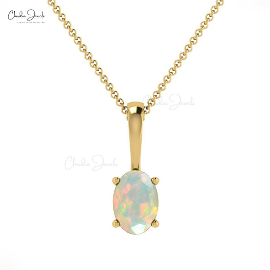 Classic Opal Necklace For Women Jewelry Natural Gem Fireworks Color Real  925 Silver Lucky Stone Birthday Gift Hot - Necklaces - AliExpress