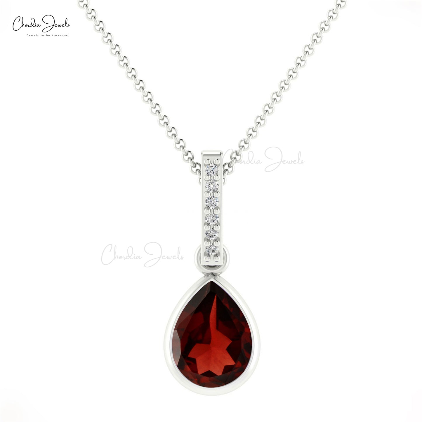 Load image into Gallery viewer, Gold Garnet Pendant
