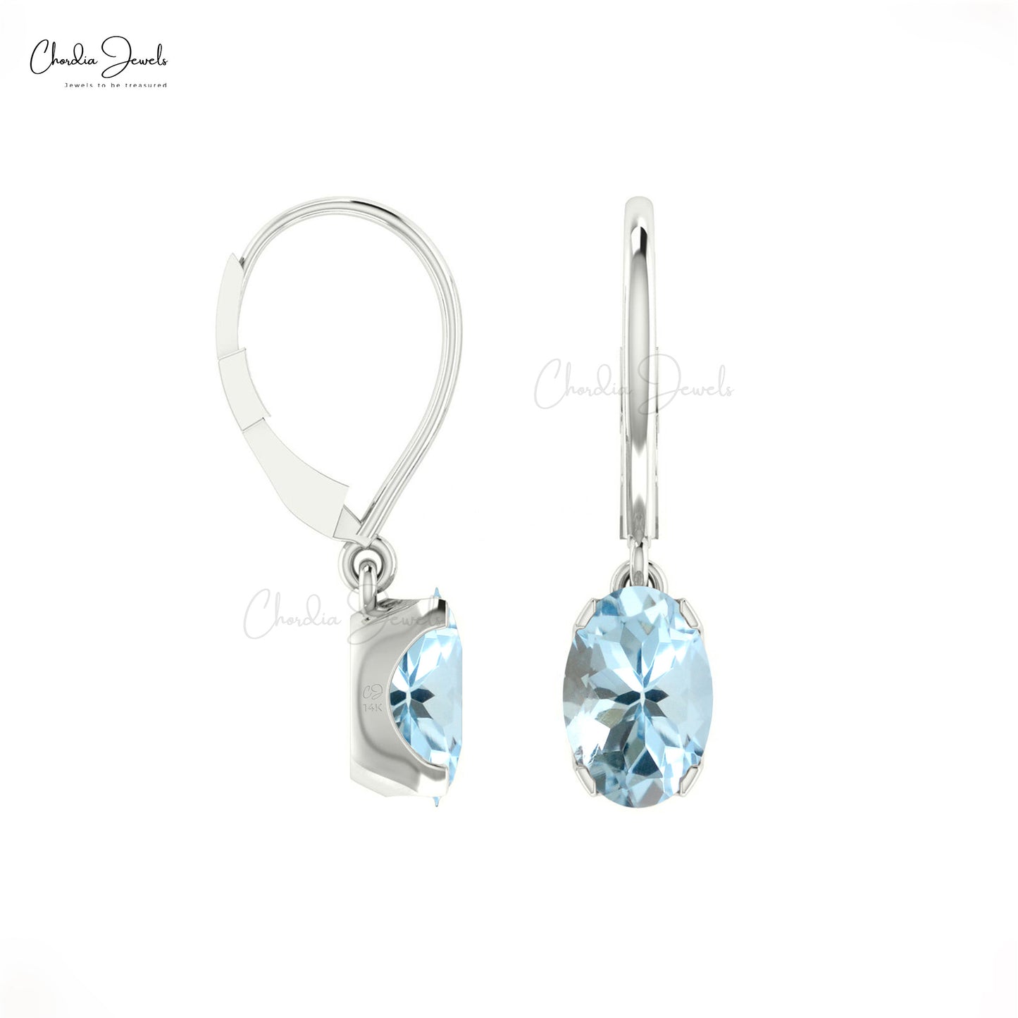 Aquamarine Earrings