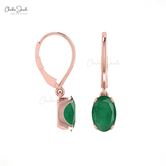 Real Emerald Earrings