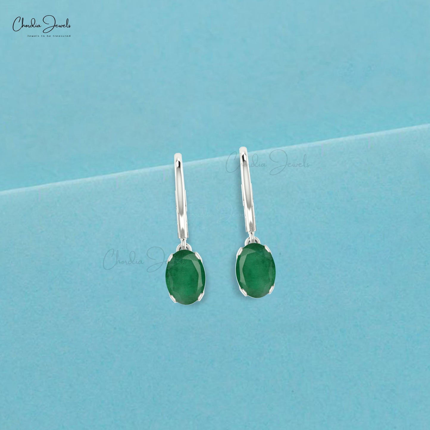 women's green earrings