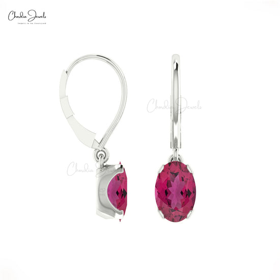 Pink Tourmaline Earrings