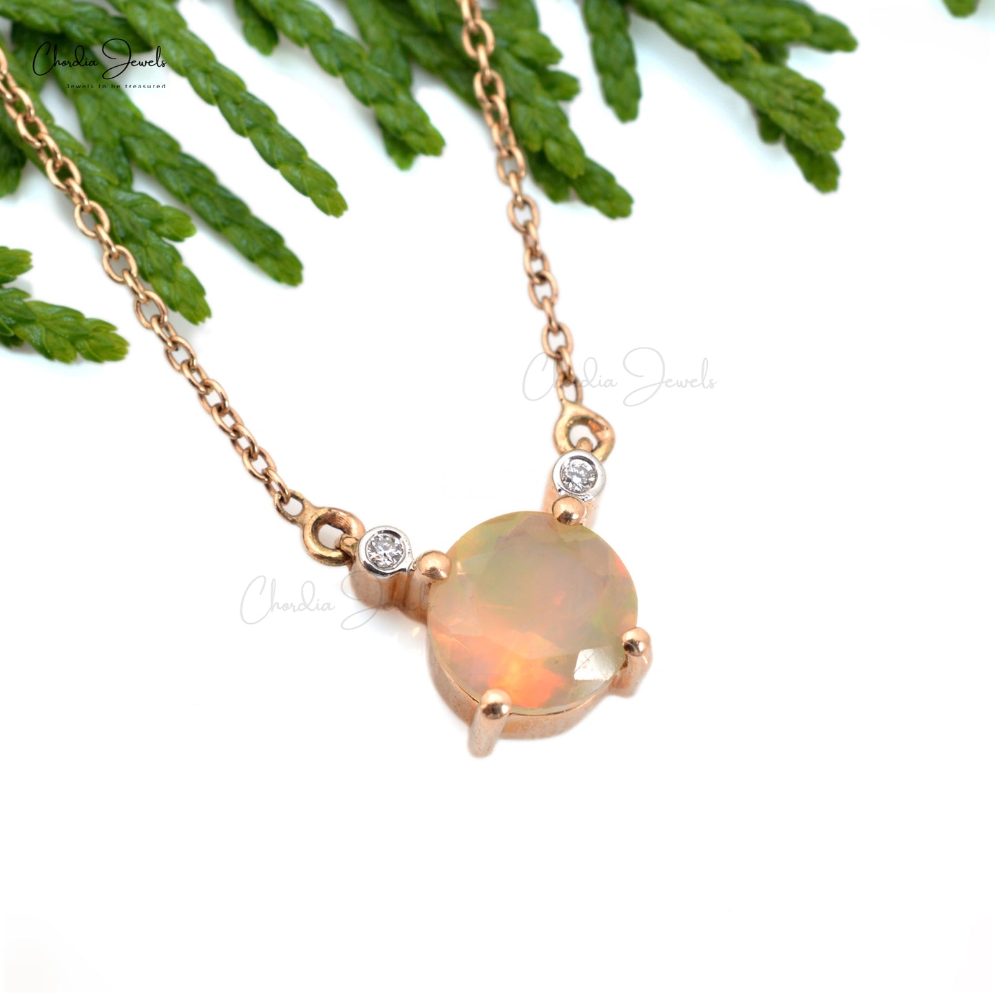 Fire Opal Necklace