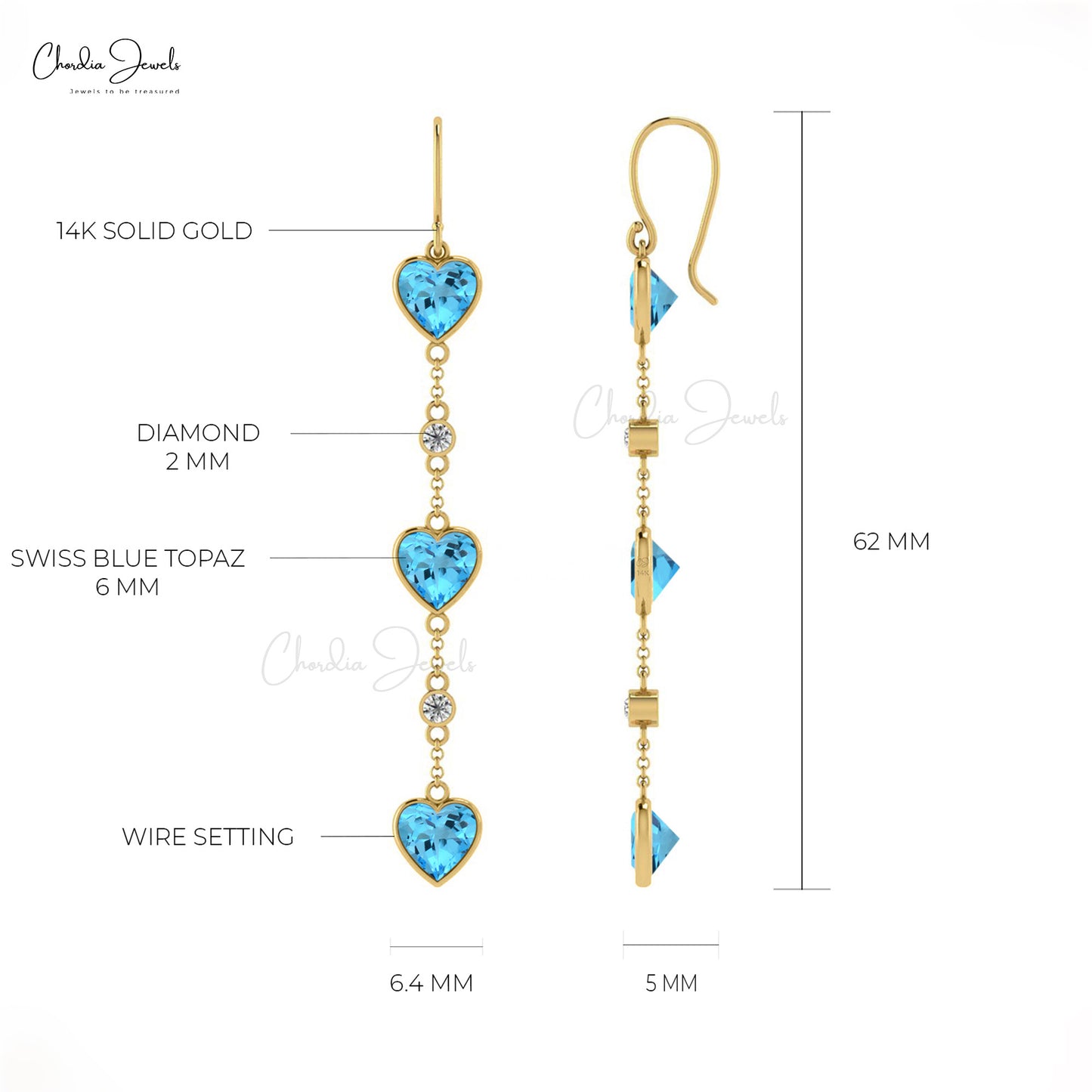 Fish Hook Dangle Earrings For Women