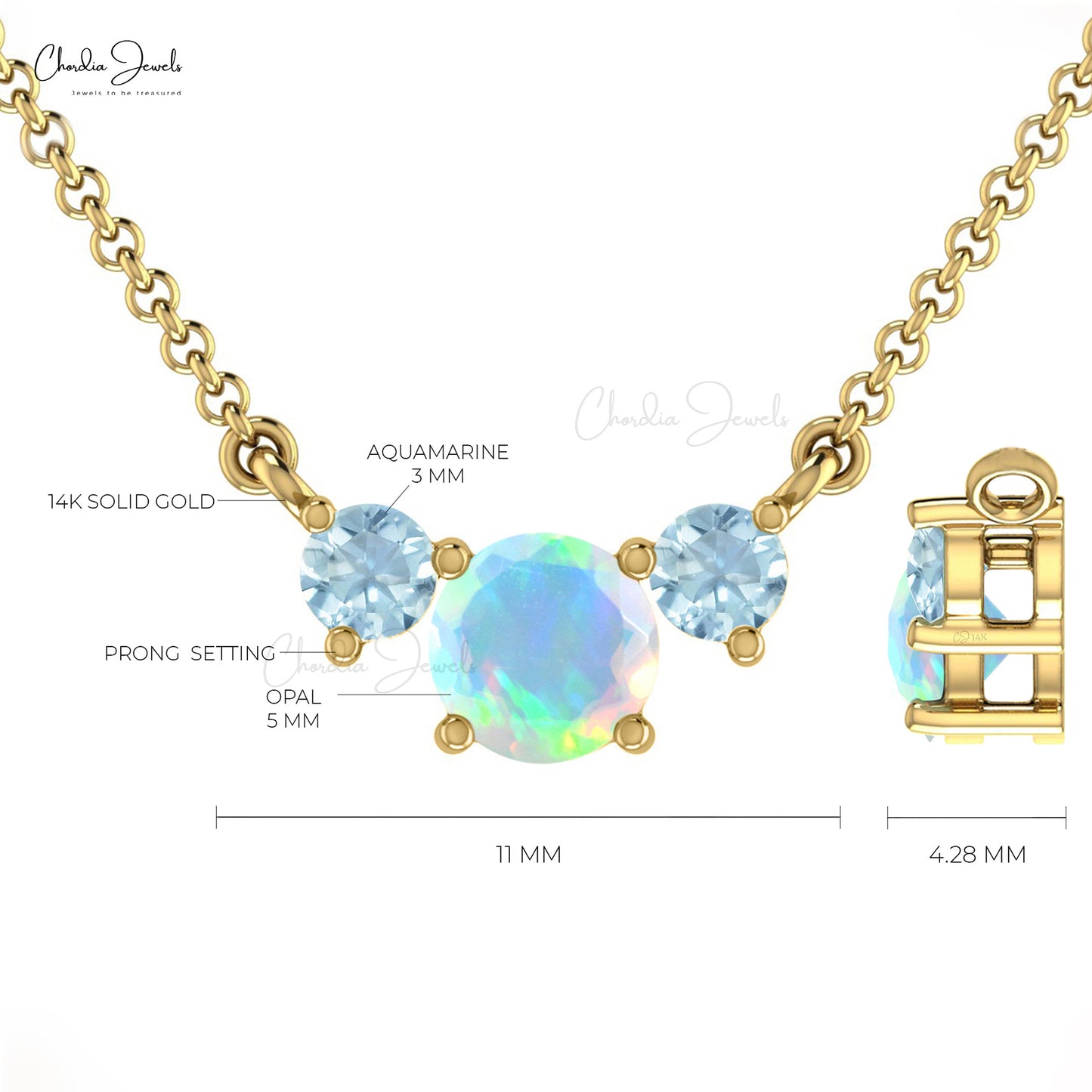 14k Gold Fine Necklace