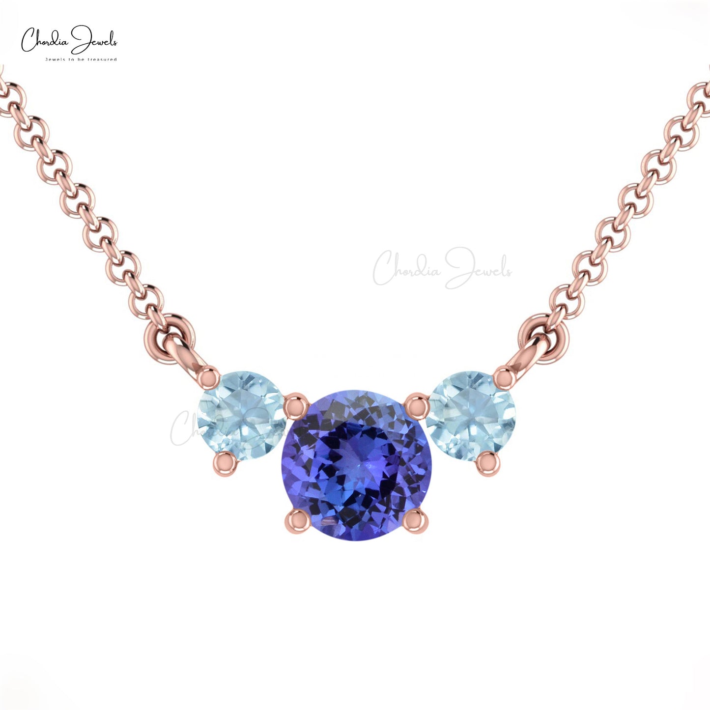 Tanzanite stone necklace hotsell