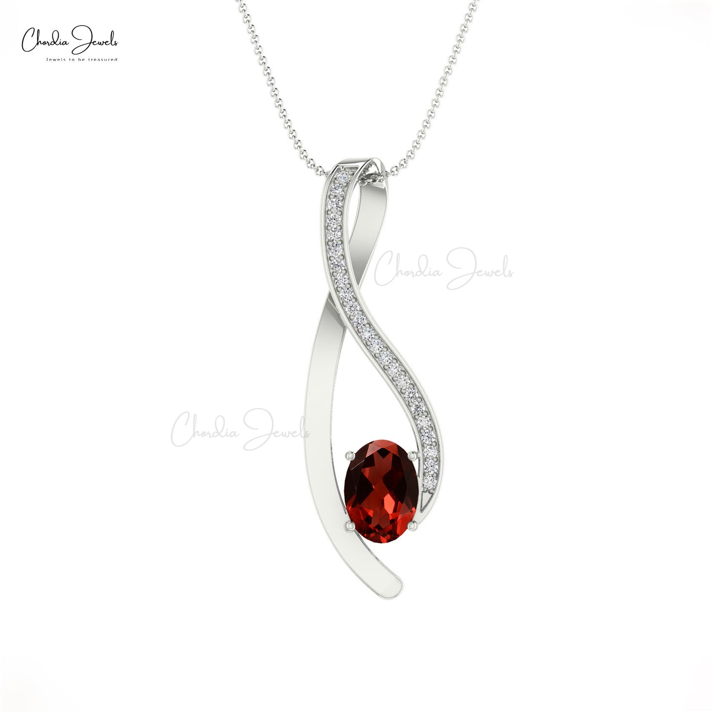 Designer Garnet Pendant