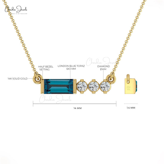 Blue Topaz Pendant