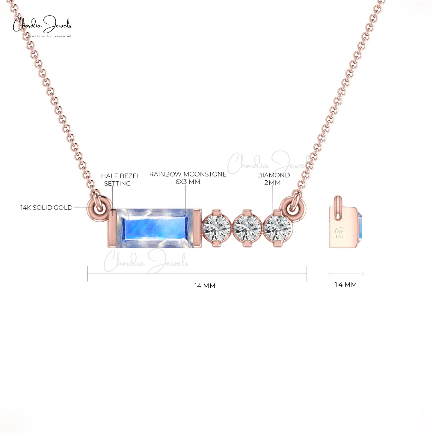 14k gold necklace