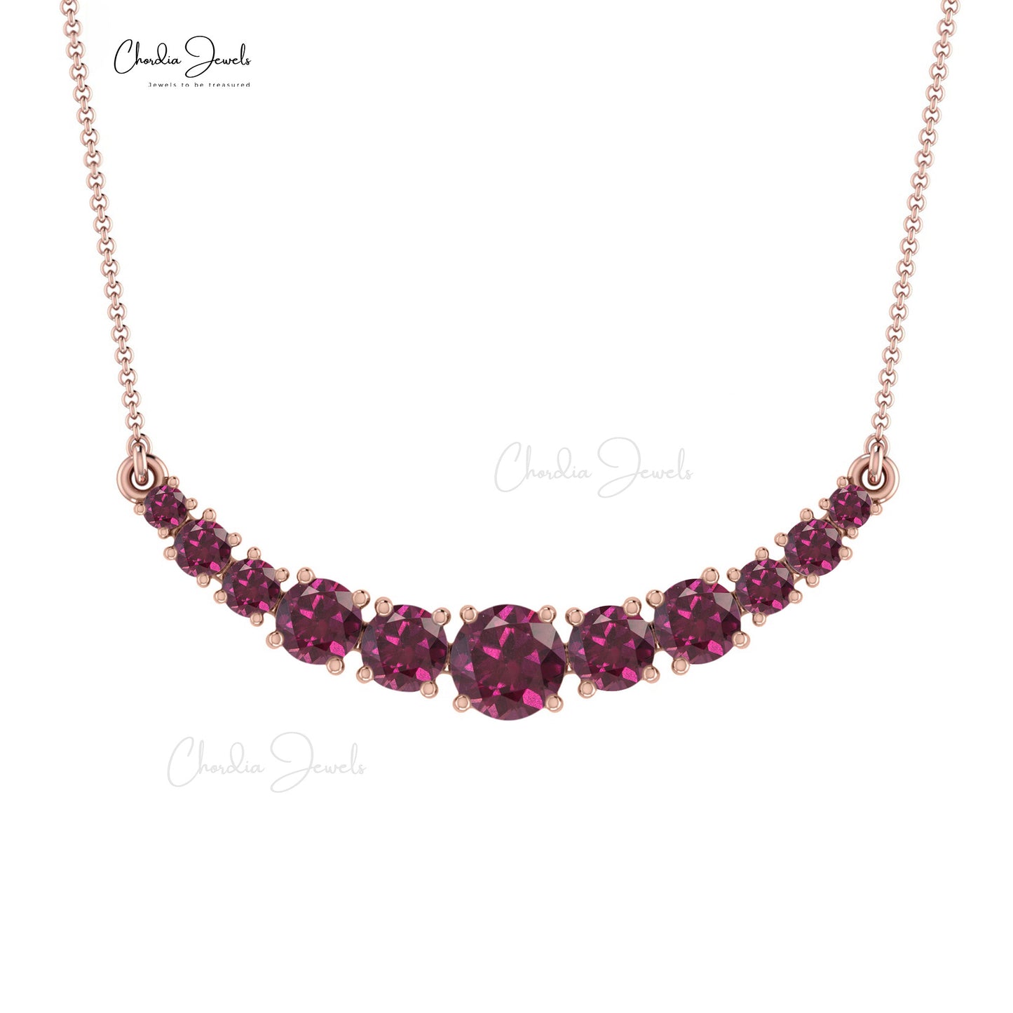 Purple garnet necklace on sale