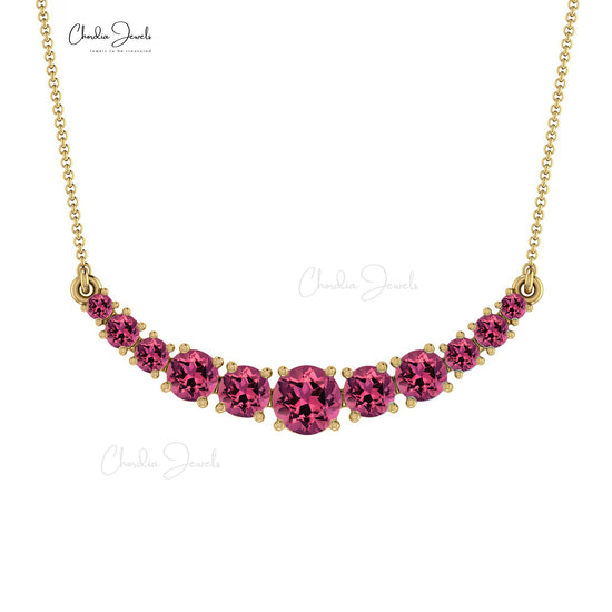 Pirouette Necklace, Ruby - David Morris