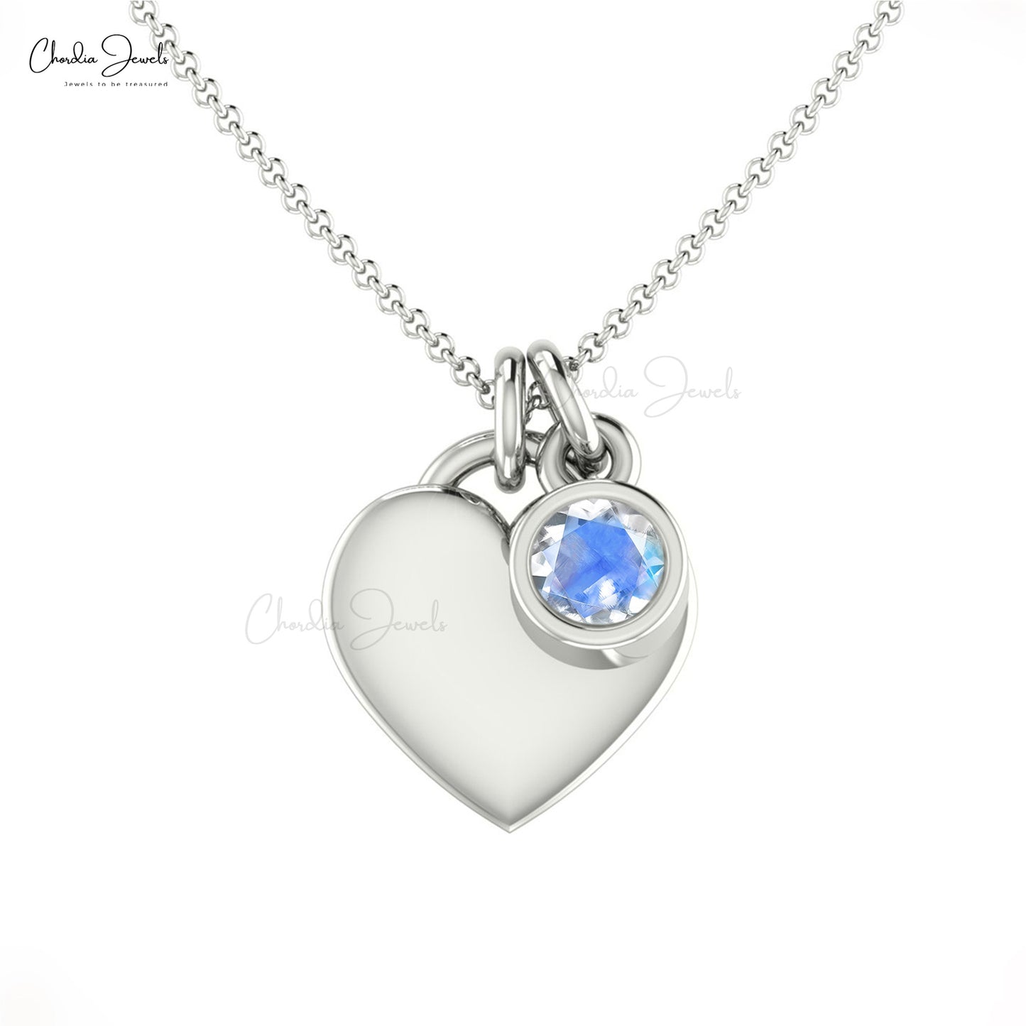 Rainbow Moonstone Necklace