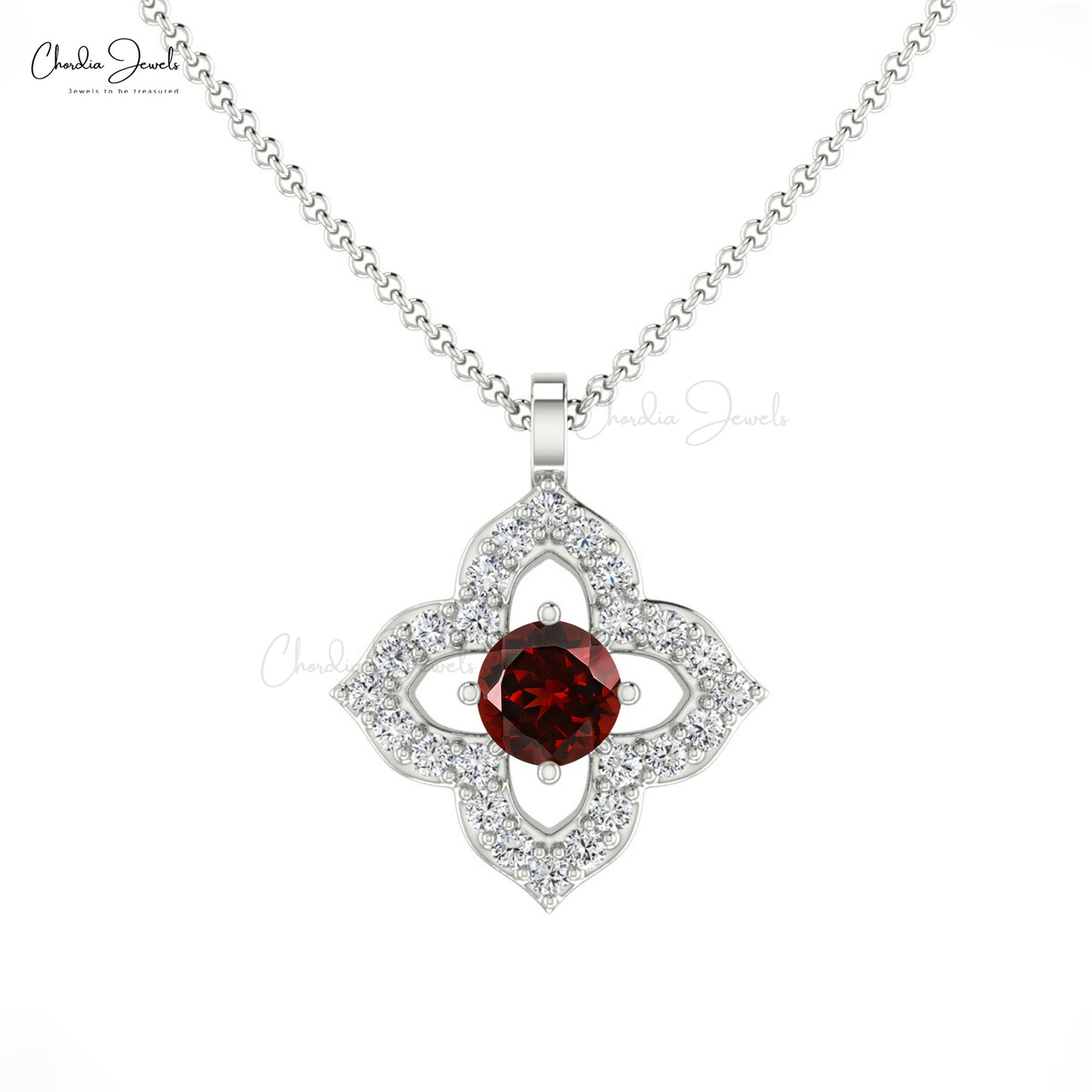 Designer Garnet Pendant